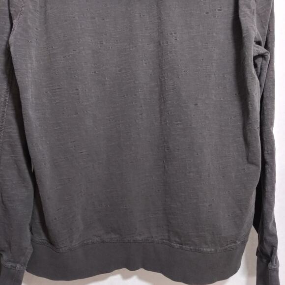 Vintage Y2k Converse All Star Slub Cotton Full Zip Hoodie Grey  Size L - Picture 10 of 10